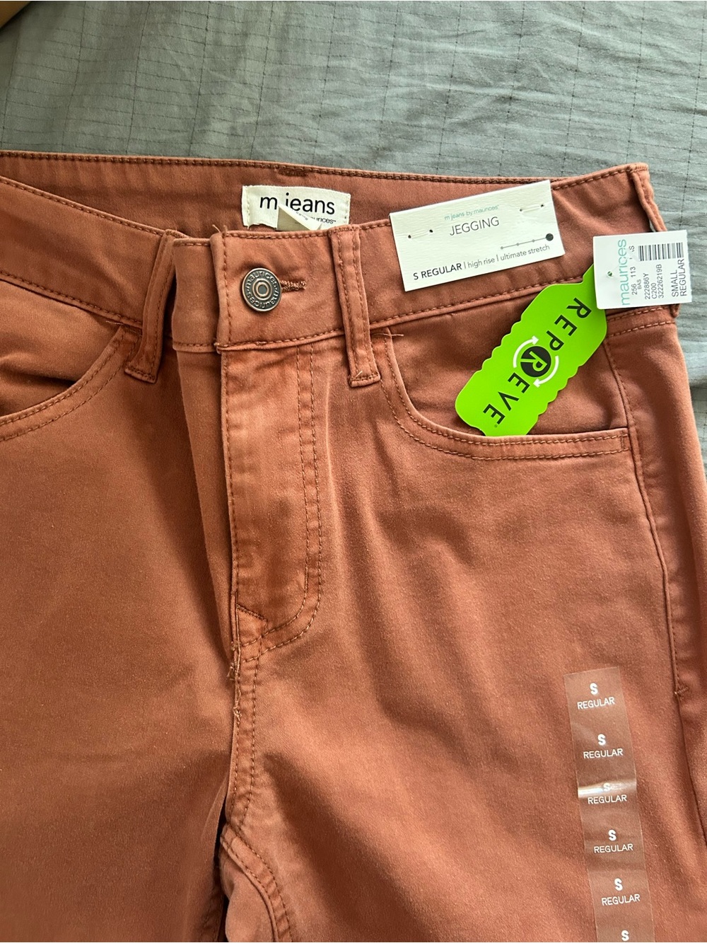 Women's Mauve Rust Jeggings — Stretch Slim Fit